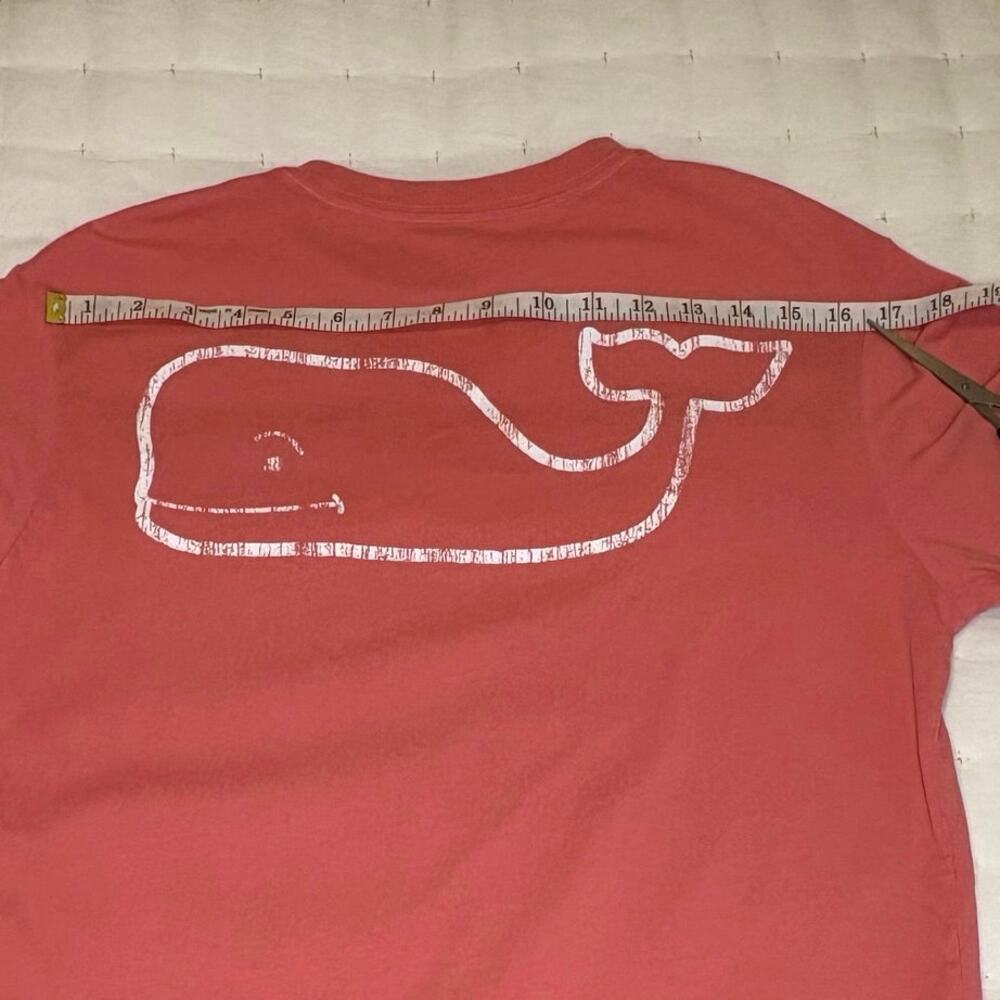 Vineyard Vines Long Sleeve t-Shirt Men's XS Coral - Picture 8 of 10